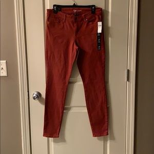 Burgundy Jeggings